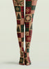 Christmas Tree Patchwork Tights Hosiery Pantyhose H610-3