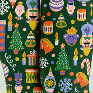 Christmas Colorful Nutcracker Print Tights Pantyhose H610-5