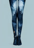 Moonlit Haunted Castle Halloween Patterned Tights H67-10