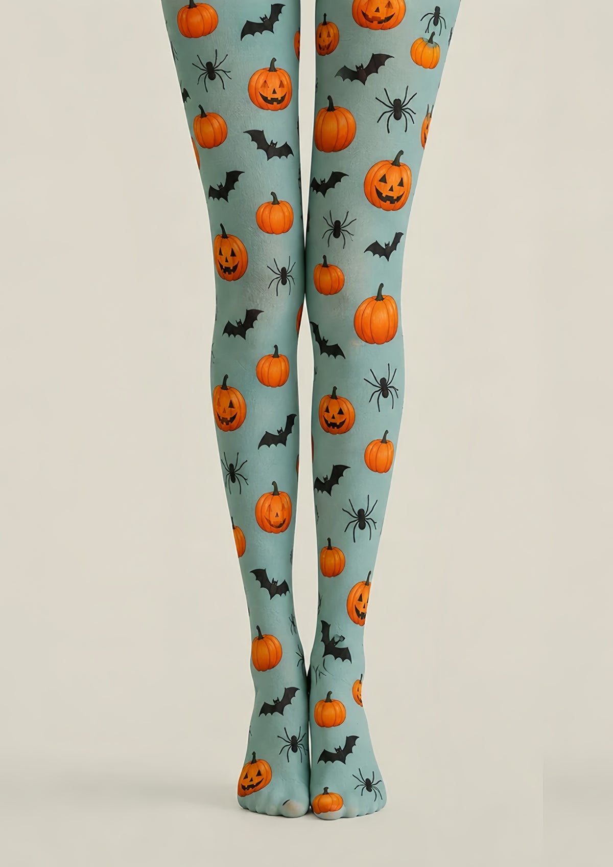 Cute Pumpkin Bat Halloween Tights Patterned Pantyhose H67-11