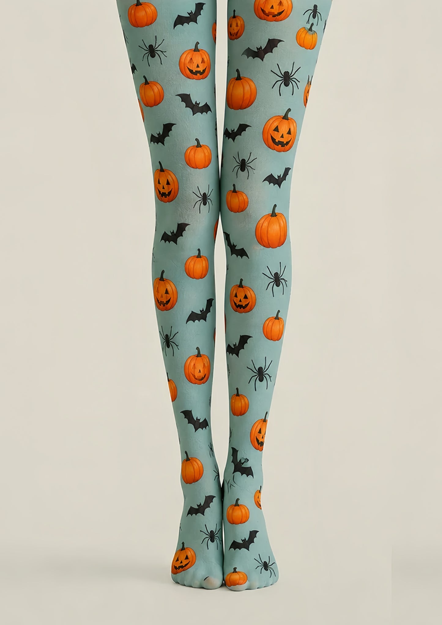 Cute Pumpkin Bat Halloween Tights Patterned Pantyhose H67-11