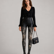 Halloween Pantyhose Spider Skull Candle Patterned Tights H67-12