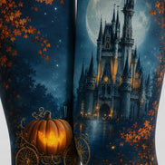 Halloween Hosiery Castle Pumpkin Carriage Pantyhose H67-16