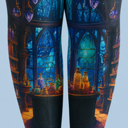 Blue Magic Potion Pantyhose Halloween Patterned Tights H67-2