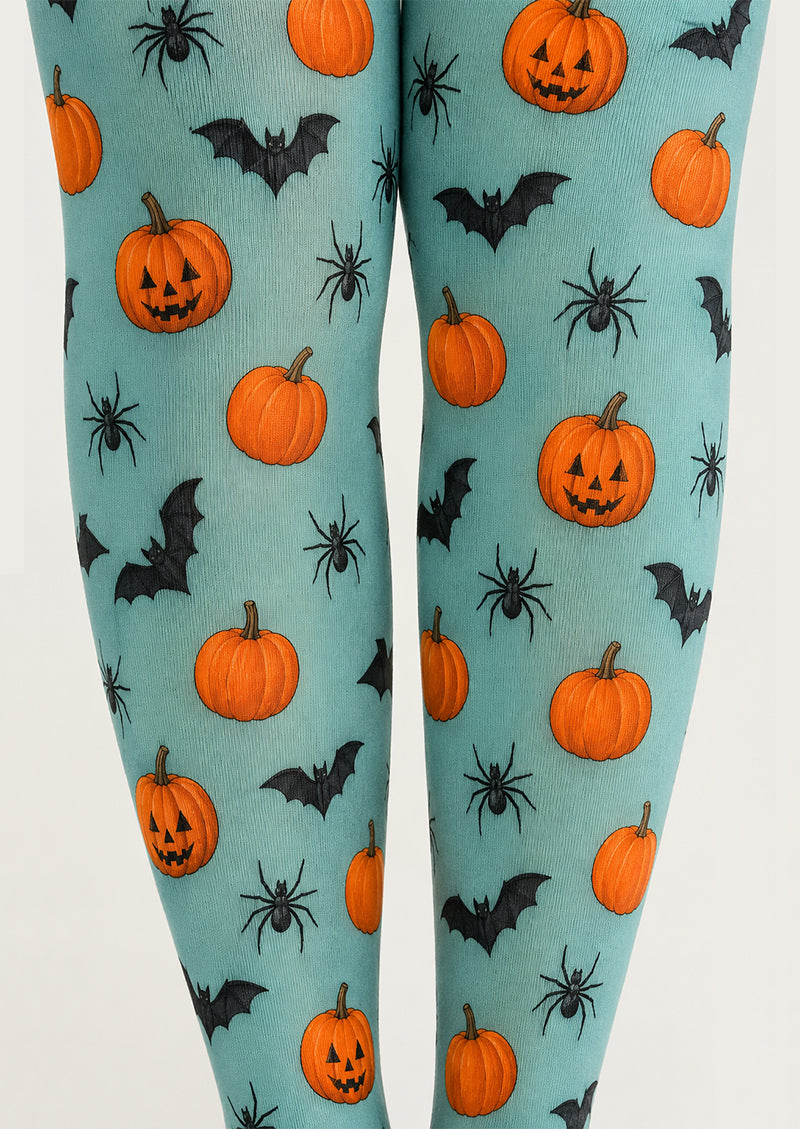Cute Pumpkin Bat Halloween Tights Patterned Pantyhose H67-11