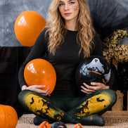Bat Moon Witch Halloween Cosplay Tights H67-22