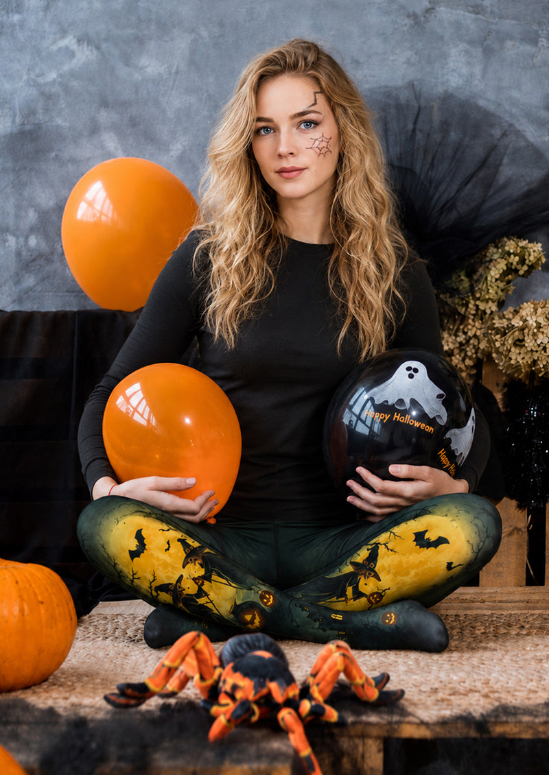 Bat Moon Witch Halloween Cosplay Tights H67-22