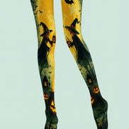 Bat Moon Witch Halloween Cosplay Tights H67-22