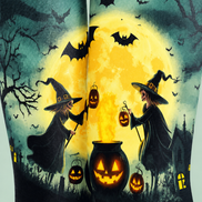 Bat Moon Witch Halloween Cosplay Tights H67-22