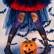 Purple Night Pumpkin Halloween Cosplay Tights H67-24