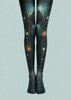 Dark Gothic Skull Candle Tights Halloween Pantyhose H67-3