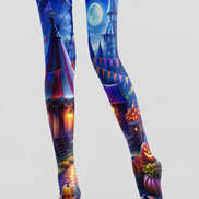 Carnival Pumpkin Patterned Tights Pantyhose H67-8