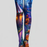 Carnival Pumpkin Patterned Tights Pantyhose H67-8