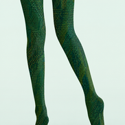 Cyberpunk Matrix Pattern Tights H68-104