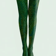 Cyberpunk Matrix Pattern Tights H68-104