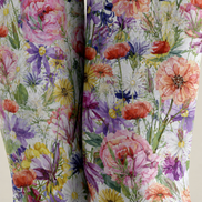 Monet Garden Floral Tights Hosiery Pantyhose H68-106