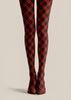 Preppy Red Plaid Pantyhose Fashion Tights H68-11