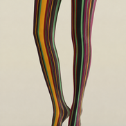 Retro Multicolor Striped Pantyhose Fashion Tights H68-12