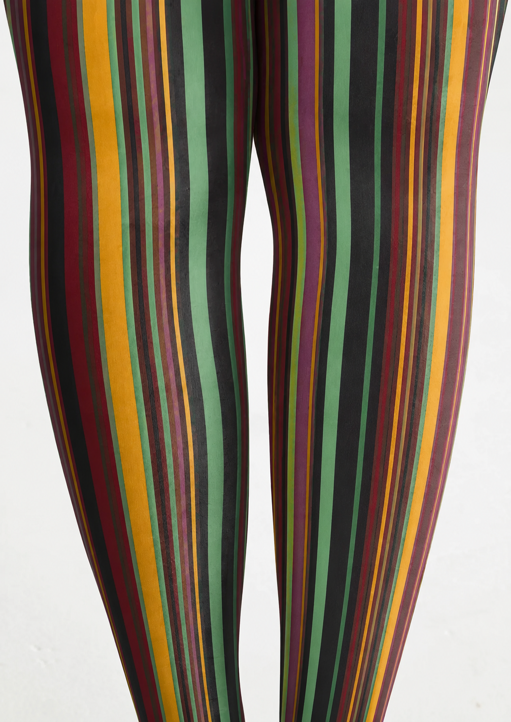 Retro Multicolor Striped Pantyhose Fashion Tights H68-12