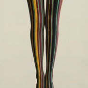 Retro Multicolor Striped Pantyhose Fashion Tights H68-12