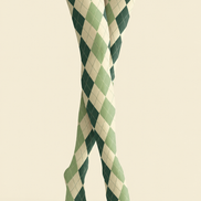 Preppy Green Diamond Pantyhose Plaid Tights H68-19