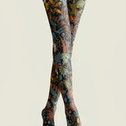 Retro Boho Floral Patterned Tights Fashion Pantyhose H68-1
