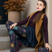 Street Art Music Print Tights Hosiery H68-25