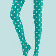 Spring Daisy Tights Floral Patterned Pantyhose H68-3