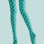 Spring Daisy Tights Floral Patterned Pantyhose H68-3