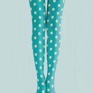 Spring Daisy Tights Floral Patterned Pantyhose H68-3