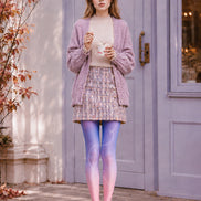 Pastel Ombre Gradient Tights Pink Purple Pantyhose H68-39