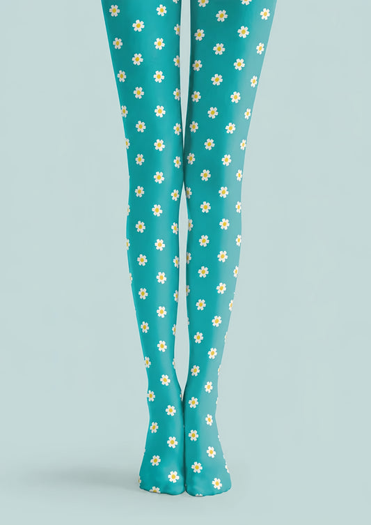 Spring Daisy Tights Floral Patterned Pantyhose H68-3