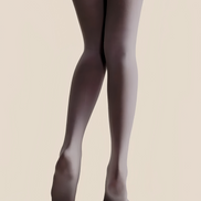 Grey Botanical Tights Floral Patterned Pantyhose H68-50