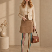 Retro Multicolor Striped Tights Everyday Pantyhose H68-53
