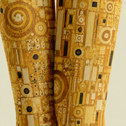 Yellow Abstract Geometric Tights Artistic Hosiery H68-55