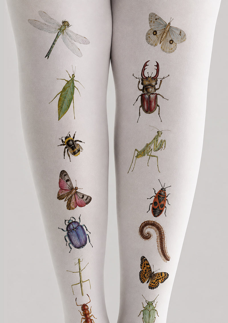 Cute Animal Print Tights Butterfly Bug Pattern Pantyhose H68-73