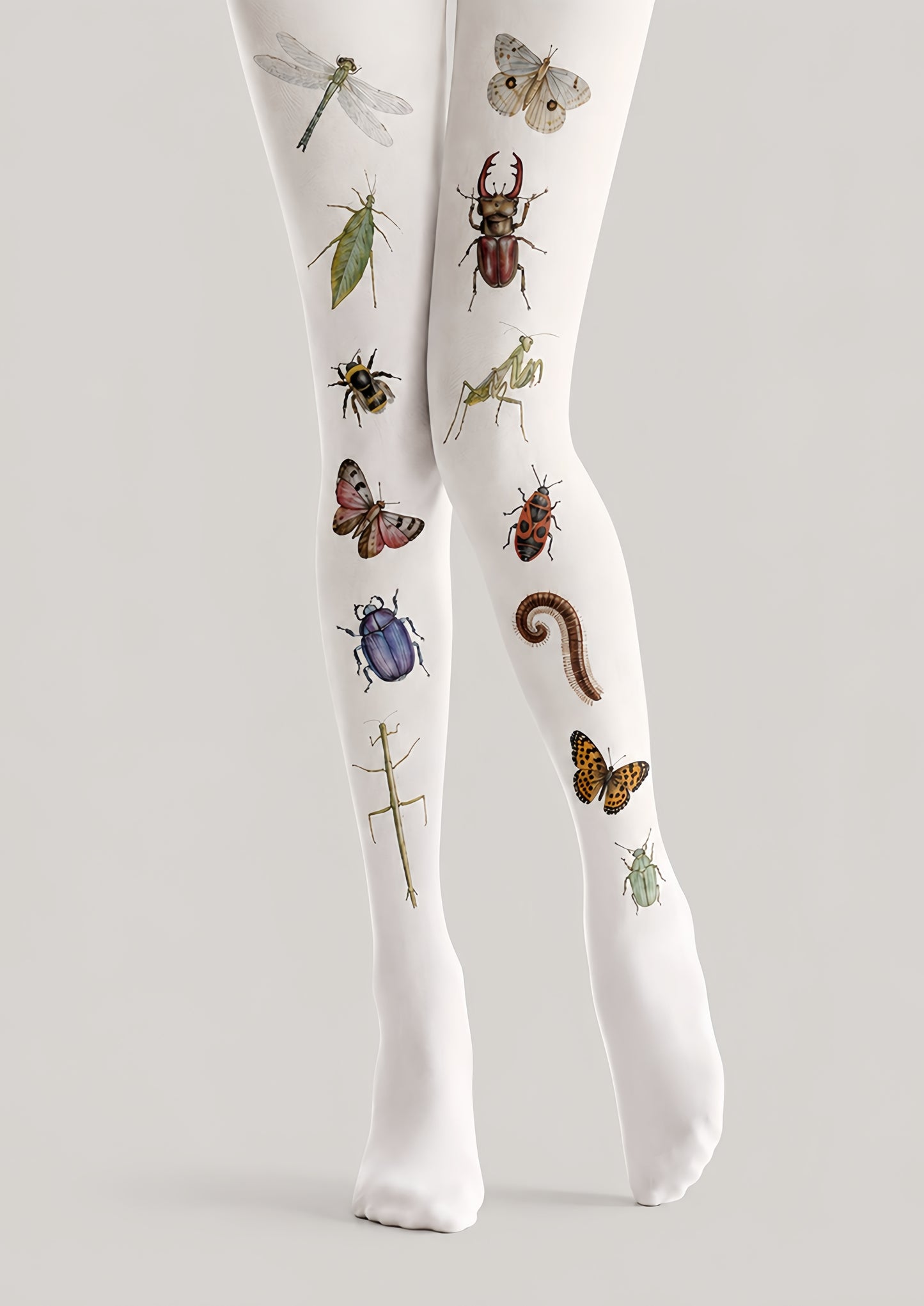 Cute Animal Print Tights Butterfly Bug Pattern Pantyhose H68-73