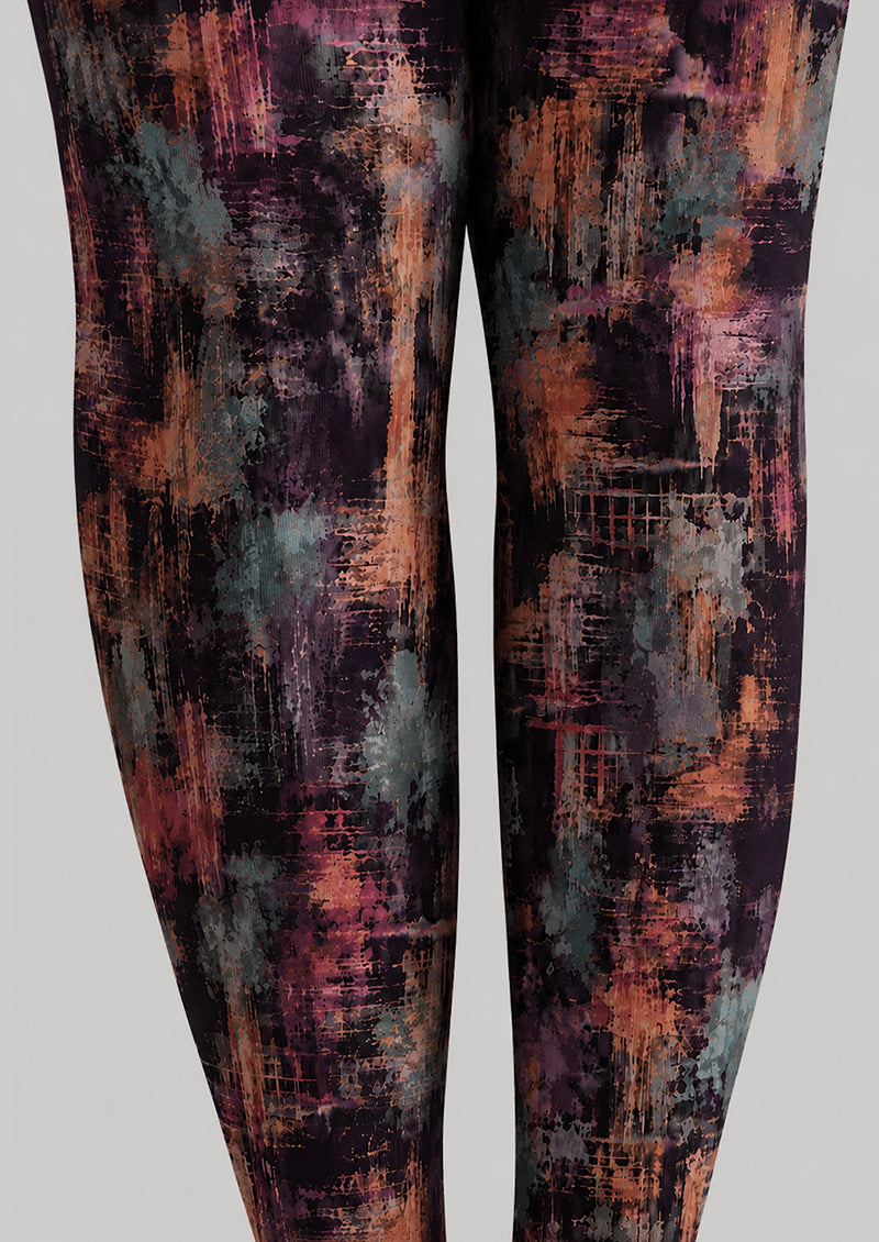 Artsy Abstract Tights Colorful Graphic Pantyhose H68-77