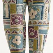 Boho Floral Patchwork Tights Pantyhose Hosiery H68-78