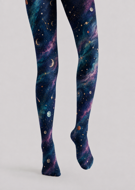 Blue Starry Sky Tights Hosiery Pantyhose H68-84