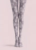 Gray Floral Pantyhose Lace Patterned Tights H68-8