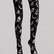 Horror Eye Graphic Halloween Tights Hosiery H69-11