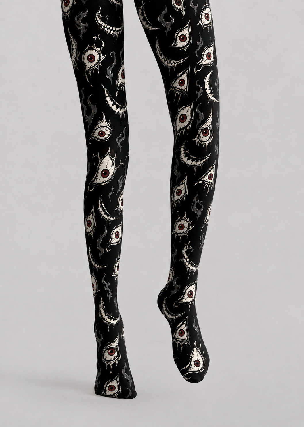 Horror Eye Graphic Halloween Tights Hosiery H69-11