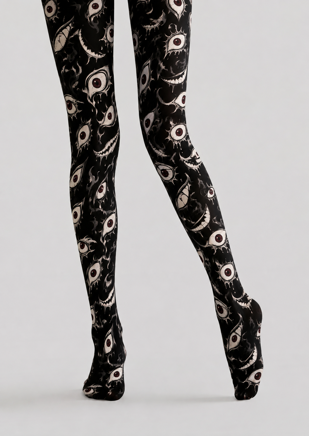 Horror Eye Graphic Halloween Tights Hosiery H69-11