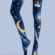 Starry Sky Galaxy Print Tights Hosiery Pantyhose H69-14