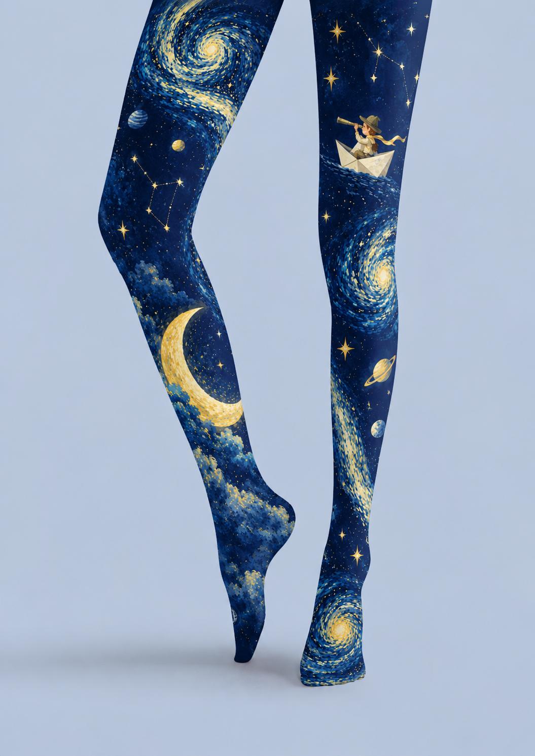 Starry Sky Galaxy Print Tights Hosiery Pantyhose H69-14