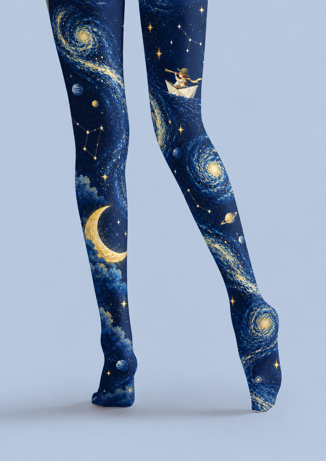 Starry Sky Galaxy Print Tights Hosiery Pantyhose H69-14