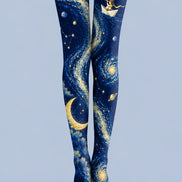 Starry Sky Galaxy Print Tights Hosiery Pantyhose H69-14