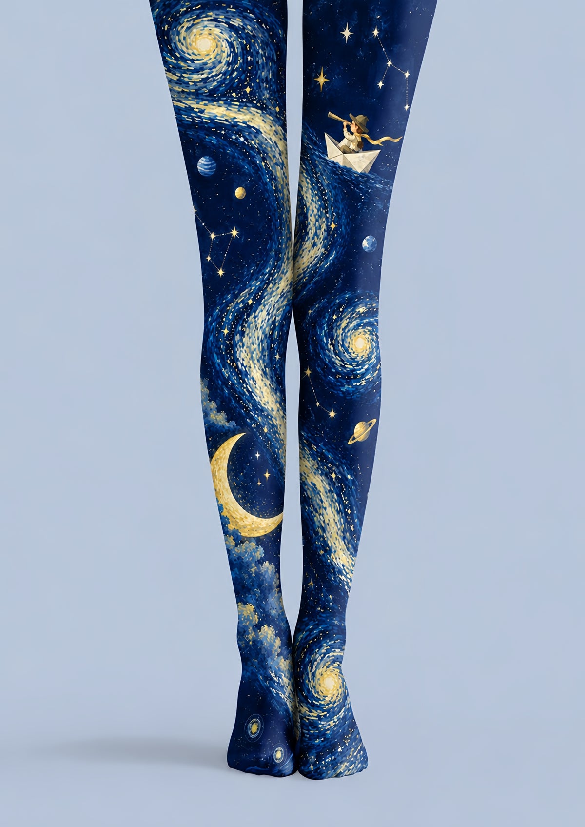 Starry Sky Galaxy Print Tights Hosiery Pantyhose H69-14