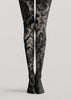 Gothic Raven Graveyard Halloween Tights H69-15